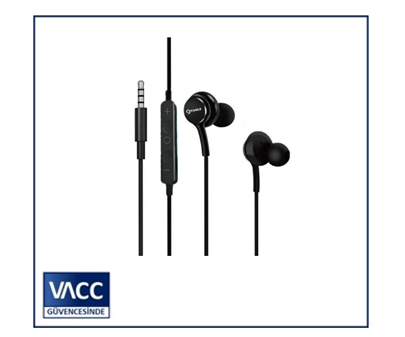 4-KTOOLS EAR MAX 3.5MM SIYAH KABLOLU KULAKLIK 