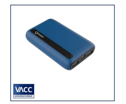 6-KTOOLS BOOST 10000 MAH QC 3.0/PD POWERBANK KOYU MAVI