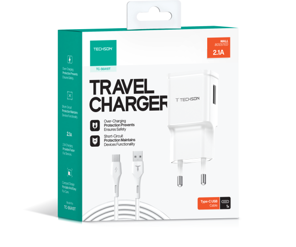 V-30411 2.1A ŞARJ SETİ TYPE-C