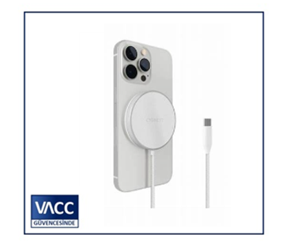 3-Soultech MS010G Mensa15W MagSafe Şarj Cihazı Gri D