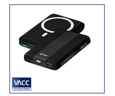 6-KTOOLS SNAP UP MAGSAFE 10000 MAH SIYAH  POWERBANK