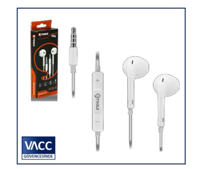 4-KTOOLS EASY BEYAZ KABLOLU KULAKLIK