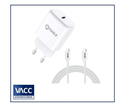 2-KTOOLS BOOST GAN 20W USB-C TYPE C SEYAHAT ŞARJI