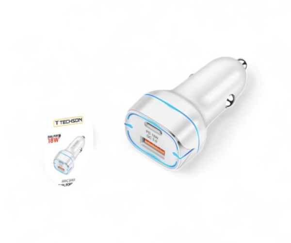 V-30426 18W DUAL PORT ARAÇ ŞARJI