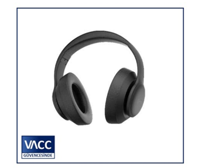 7-SOLE KULAK USTU BLUETOOTH KULAKLIK SIYAH