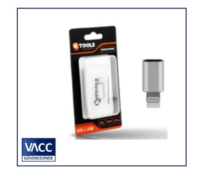10-KTOOLS MICRO/LIGHTNING GÜMÜŞ METAL DONUSTURUCU