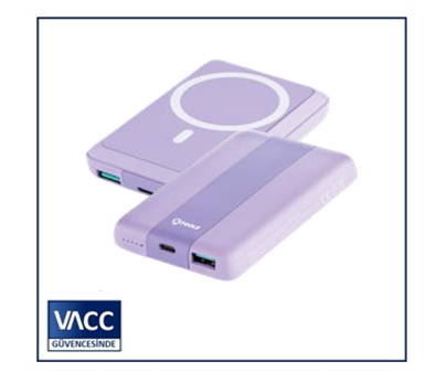 6-KTOOLS SNAP UP MAGSAFE 10000 MAH MOR POWERBANK